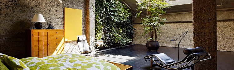 Une-article-loft-mur-vegetal Lofts et murs végétaux